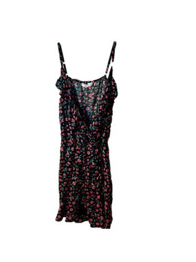 la vie en rose aqua floral summer dress Size small
